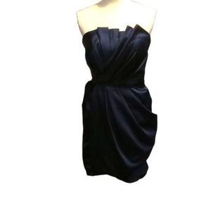 Vera Wang White Little Black Dress Women's Size 0‎